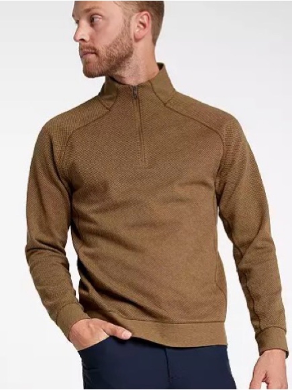 NWT VRST Men's Recharge Pebble Fleece 1/4 Zip